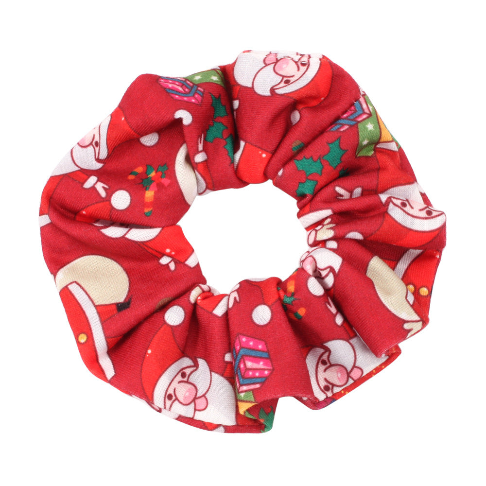 Wholesale Christmas Snowman Bell Santa Claus Deer Antler Hat Large Intestine Hairband